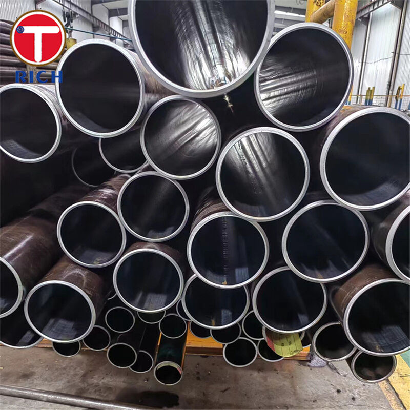 Tubos de cilindro hidráulico afilados de precisión de tubo sin costura tirado en frío con tolerancia ISO H8/H9 ID y Ra max 0,40 μm para aplicaciones automotrices