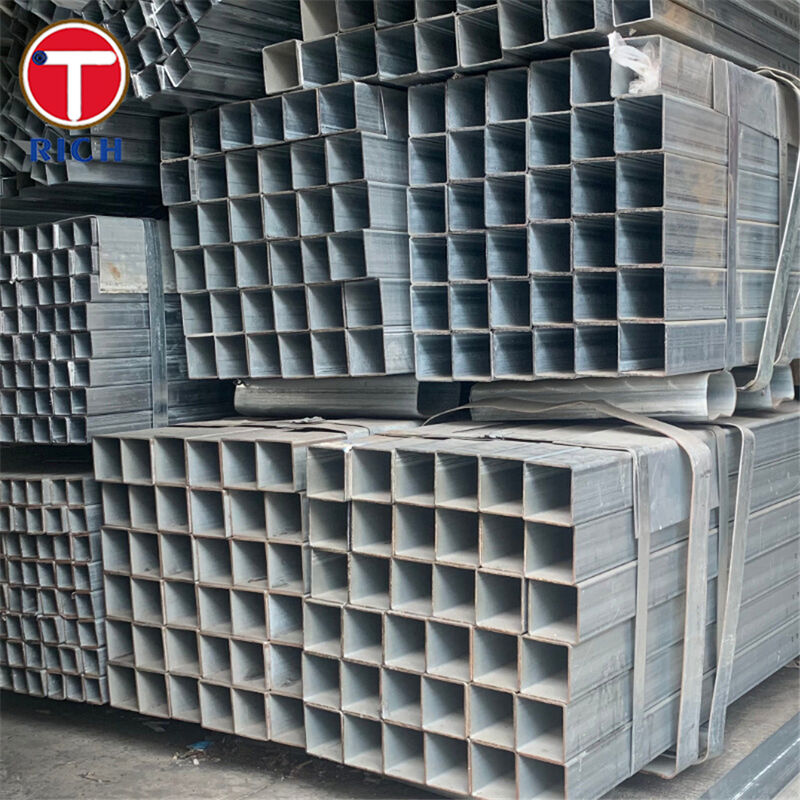Q235 Tubos cuadrados soldados de acero estructural de carbono para aplicaciones arquitectónicas con opciones de tirado en frío y laminado en caliente