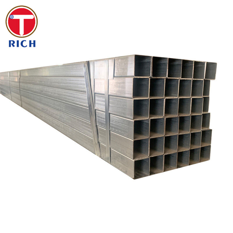 Q235 Tubos cuadrados soldados de acero estructural de carbono para aplicaciones arquitectónicas con opciones de tirado en frío y laminado en caliente