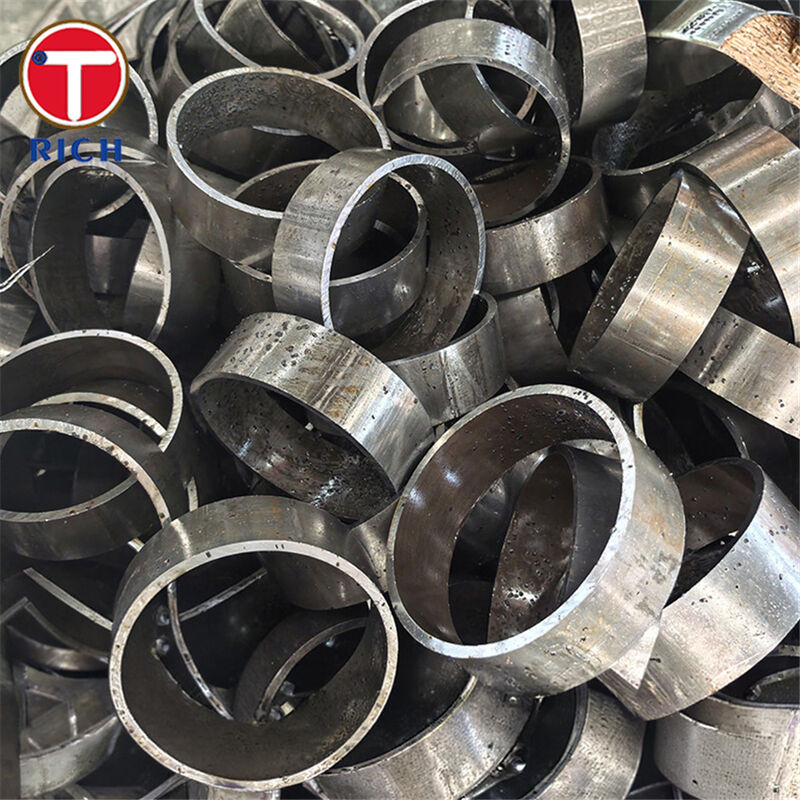 Tubo de acero al carbono E235N de precisión hidráulico sin costura trefilado en frío para automoción con rugosidad superficial Ra ≤ 4 μm