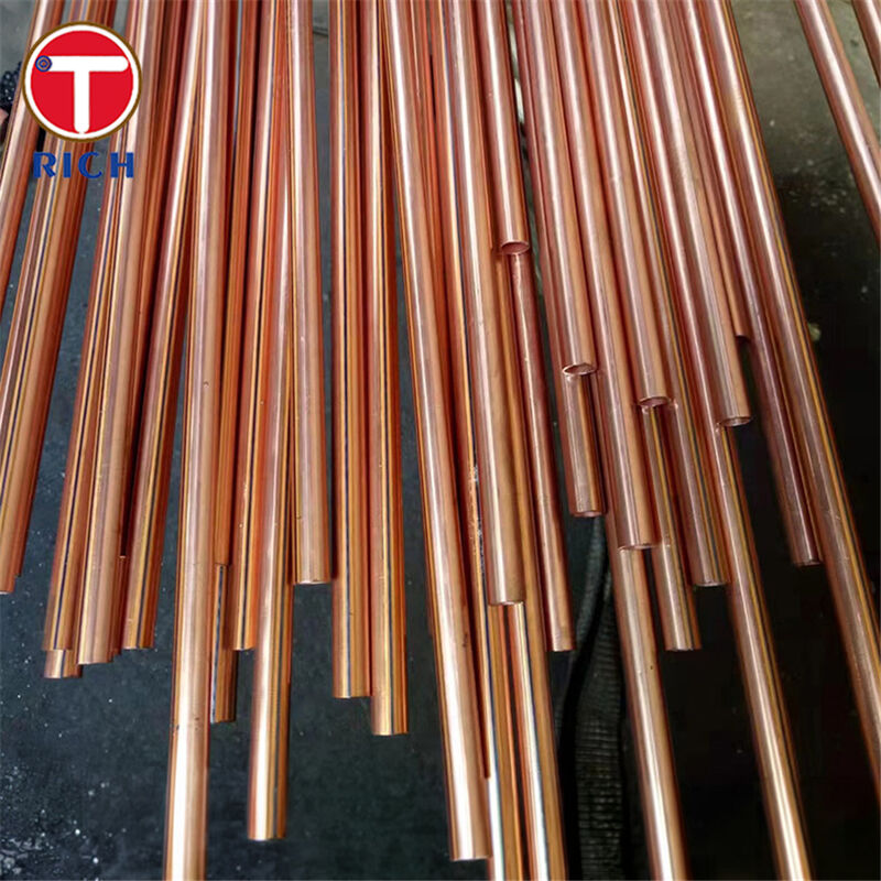 Tubo Bundy recubierto de cobre SAE J527 con diámetro exterior de 4.76-12.7 mm para aplicaciones de líneas de freno