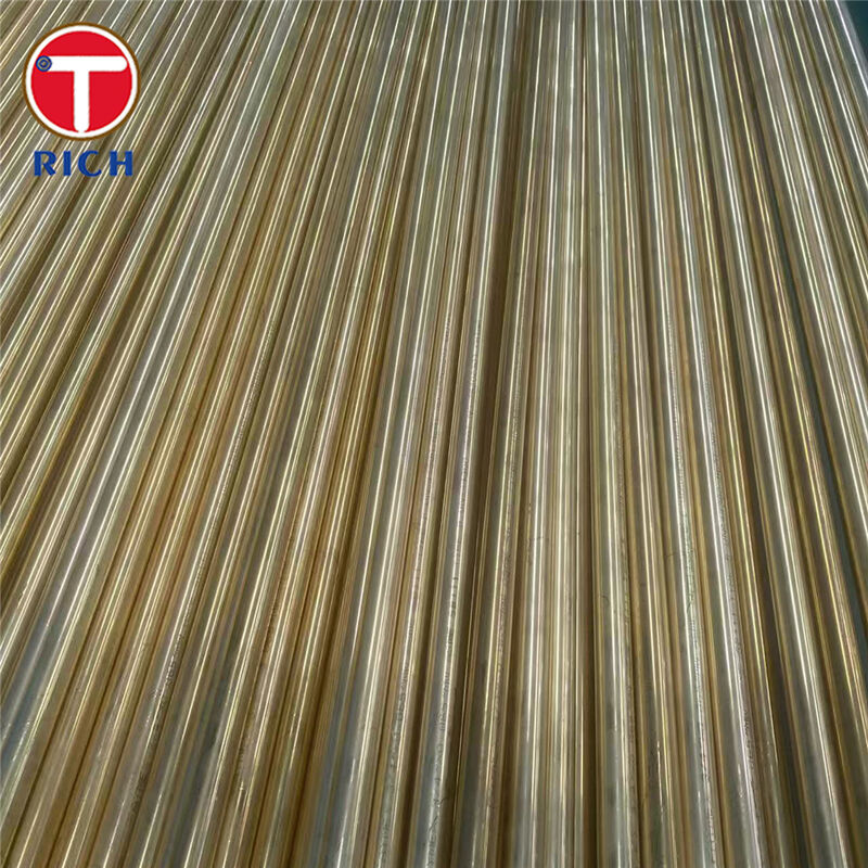 Tubo condensador de cobre-níquel sin costura BFe10-1-1 con resistencia a la corrosión y durabilidad en agua de mar para una transferencia de calor eficiente