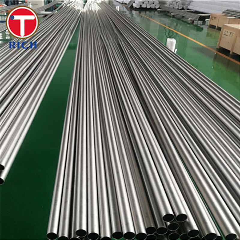 Tubo de intercambiador de calor de titanio laminado en frío ASTM B862 Grado 2 - Sin costura resistente a la corrosión UNS R50400