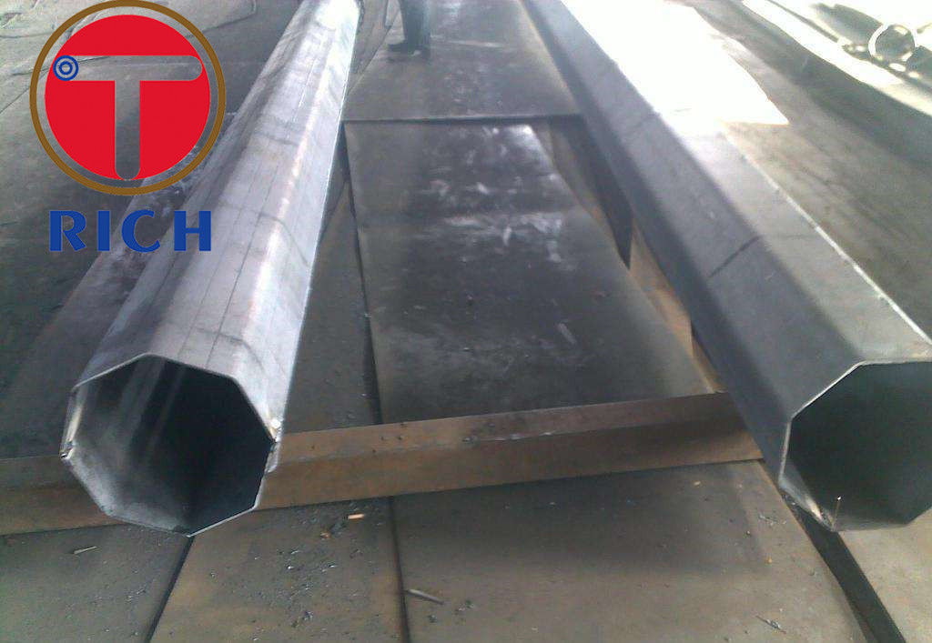 Tubo de acero octogonal galvanizado 2-10 mm para andamios fotovoltaicos
