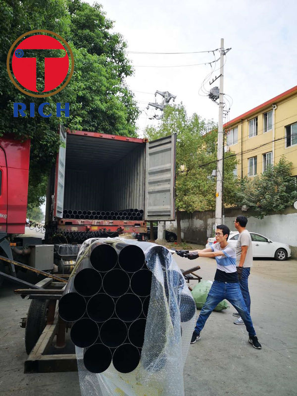 Tubos de acero de acero soldados con autógena del tubo ERW de la resistencia eléctrica para el dispositivo de escape del camión pesado