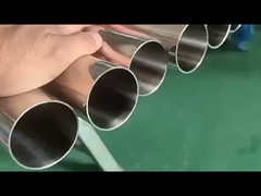 Muestra del producto terminado del tubo de acero inoxidable