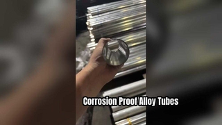 tubo de acero inoxidable brillante