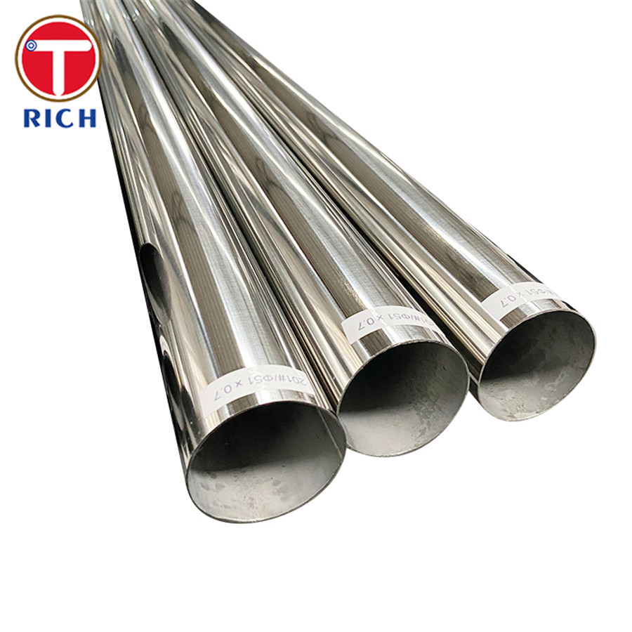 DIN 2463 1.4301 Tubo austenítico de acero inoxidable Soldado Tubo de ...