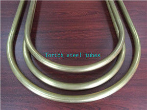 Un buen precio. Cobre inconsútil retirado a frío de los tubos ASTM B111 de la curva en U de la aleación de C68700 C71500 en línea