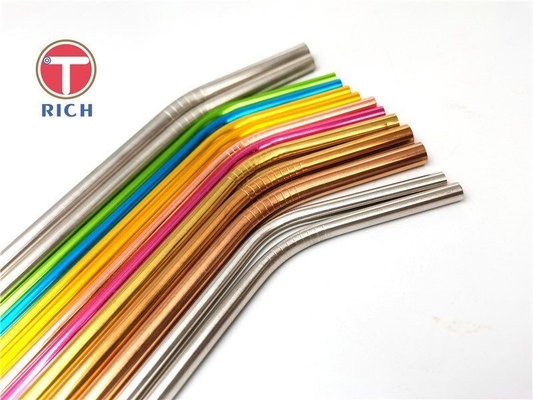 Un buen precio. Categoría alimenticia amistosa de Eco 304/316 paja de acero inoxidable fijada para la bebida de consumición en línea