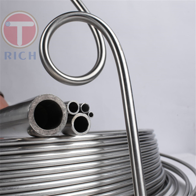 Un buen precio. 3/4 pulgada X 0,35 pulgadas 304 tubería suave de acero inoxidable de 30403 2205 bobinas en línea