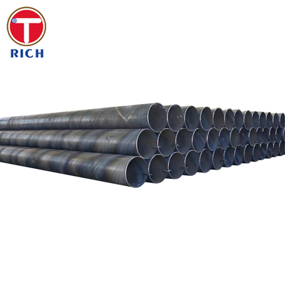 Un buen precio. Tubería de acero al carbono Q235JR SSAW Tubería de acero al carbono galvanizado soldada para campo estructural en línea