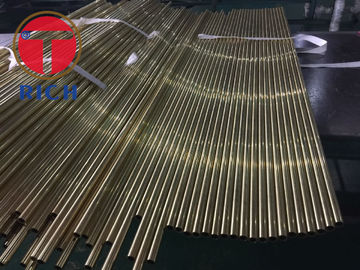 Un buen precio. Tubo redondo de cobre amarillo pulido ASTM B135/tubo inconsútil retirado a frío C27000 C27200 H58 en línea