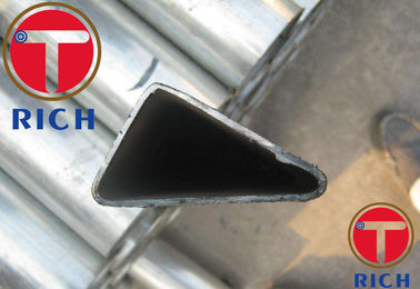 Un buen precio. Tubos de acero inconsútil triangulares galvanizados/tubo especial de la sección para la construcción en línea
