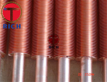 Un buen precio. Tubo de cobre aletado de Modine C71500 los 3Mm para el radiador en línea