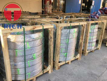 Un buen precio. Tubo en espiral soldado con autógena tubo del cambiador de calor del acero inoxidable 316 de ASTM A249 304 en línea