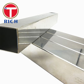 Un buen precio. Tubería de acero rectangular industrial 304 rayita de pulido 316 321 grueso de 0,3 - de 2.0m m en línea