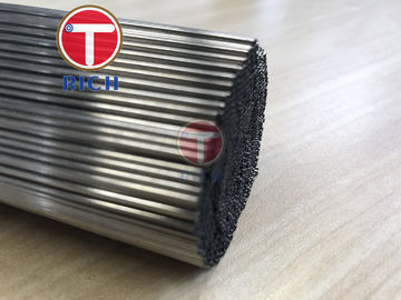 Un buen precio. Color plata cortado precisión del tubo capilar del tubo de acero inconsútil de la forma redonda en línea