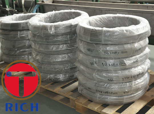 Un buen precio. Tubería en espiral inoxidable estupenda del gas de aceite del duplex 2507 en línea