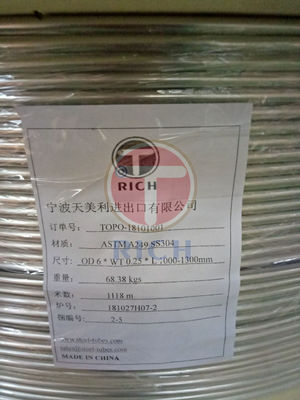 Un buen precio. Ferrita - tubo soldado con autógena costura de acero inoxidable del duplex 2205 de la tubería de la presión de la aleación 2205 del duplex austenítico en línea