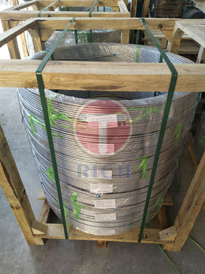 Un buen precio. ASTM A269 APIRP5 C7 2205 2507 a dos caras estupendos arrolló los tubos de acero inoxidables en línea