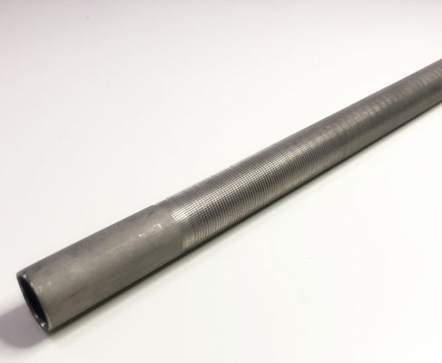 Un buen precio. Tubo de aleta del titanio del cambiador de calor TA2 con la superficie cacarañada en línea