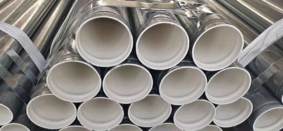 Un buen precio. Tubería de acero revestida plástica resistente galvanizada Q235 del gas en línea